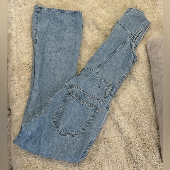 AGOLDE Seventies Denim Jumpsuit. Size 4 - Picture 4 of 15